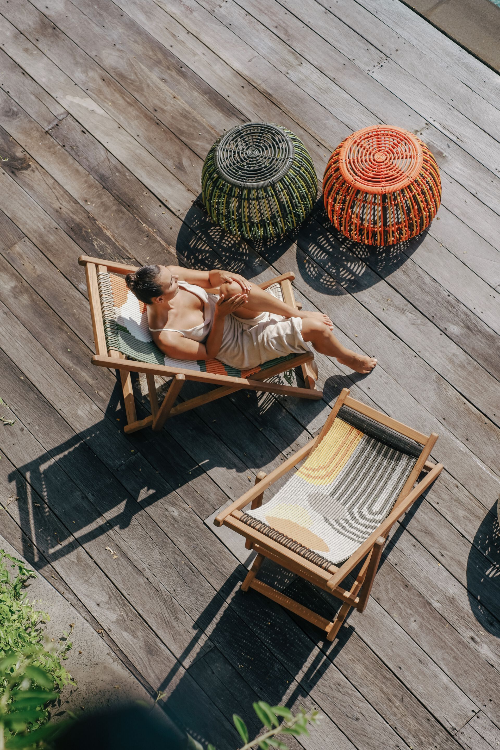 Кресло для отдыха из тикового дерева и веревки cbdesign Виареджо ARCH-00142467 - Вид №42