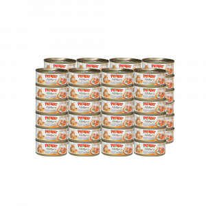 ПР0020180*48 Корм для кошек кусочки розового тунца с морковью конс. 70г (упаковка - 48 шт) PETREET