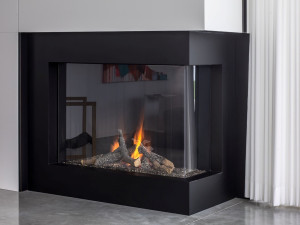 Газовый угловой камин