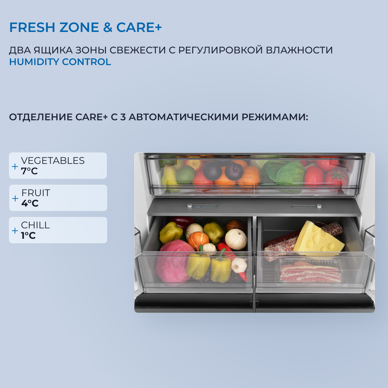 5085033 Холодильник многодверный   ZUGEL ZRCD430B черный STDN-0077181 - Вид №52