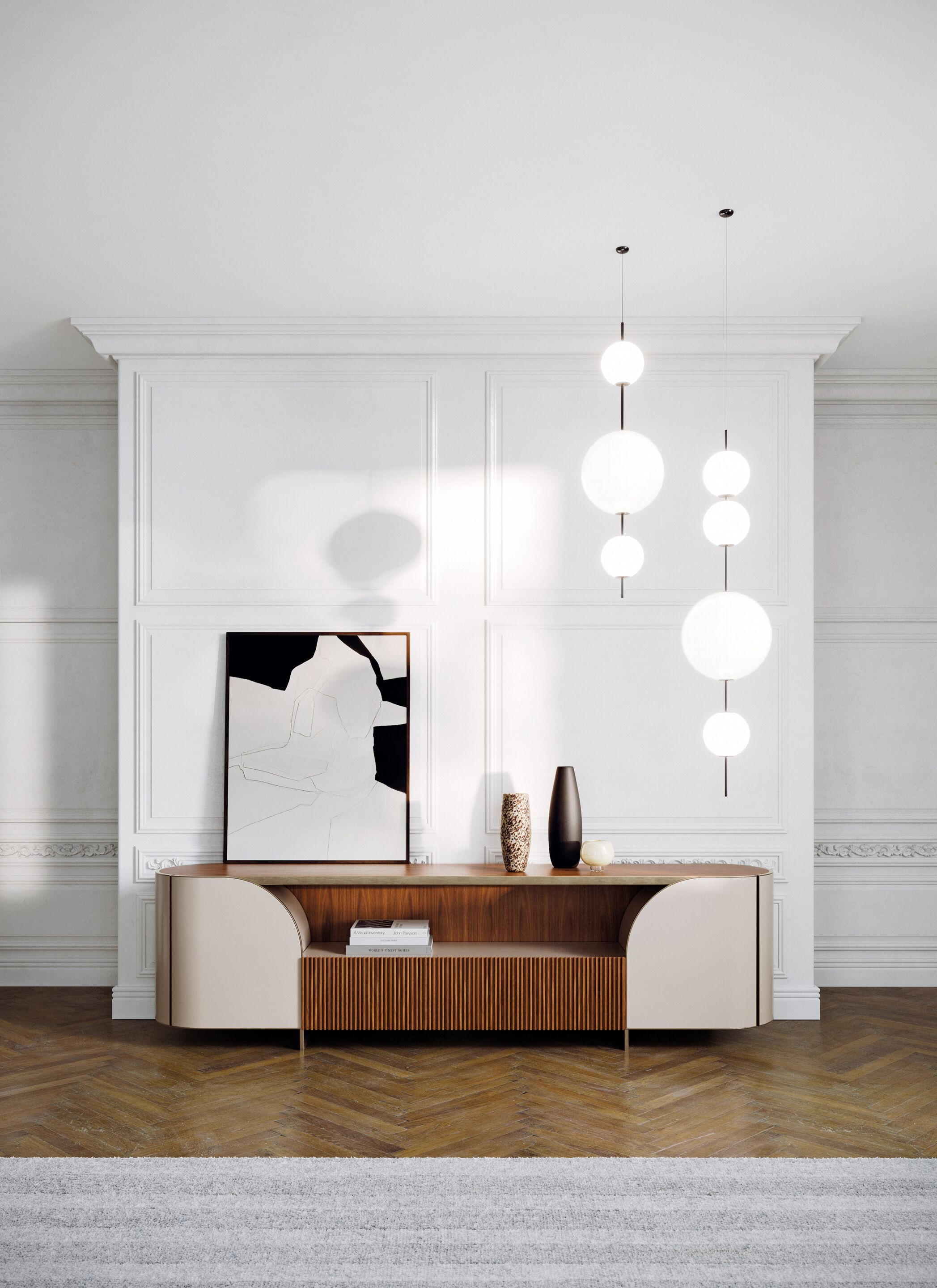 Кожаный шкаф с ящиками Capital Collection ARCH-00088608 - Вид №2