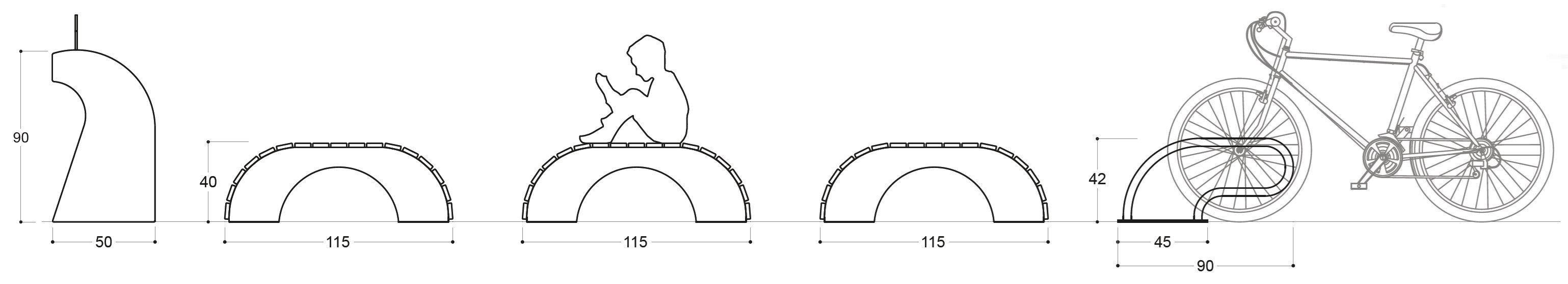 Состав оцинкованной стали для детей DIMCAR BRUCHETTO ARCH-00060144 - Вид №3