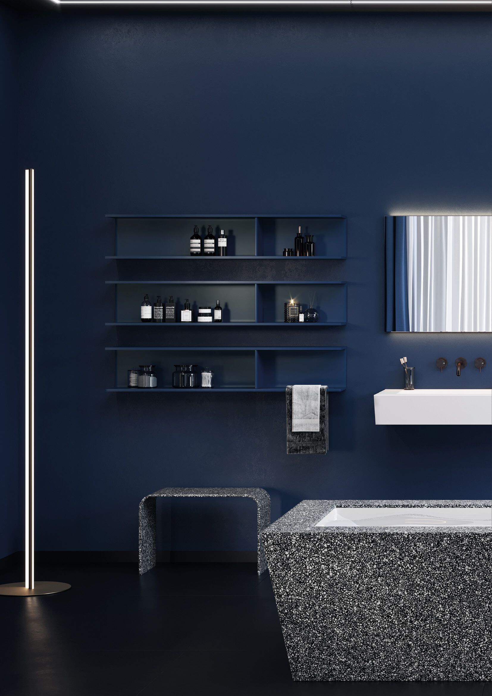 Полка для ванной комнаты Corian® Acquapazza Corian ® elements ARCH-00089400 - Вид №2