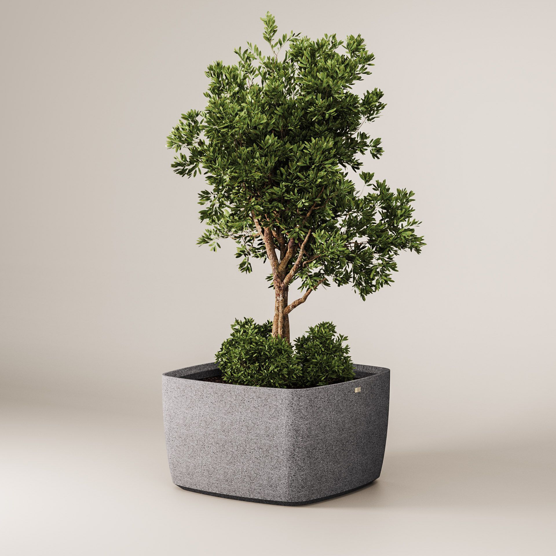 Бетонная квадратная плантатор Kremen ARCH-00045097 - Вид №9