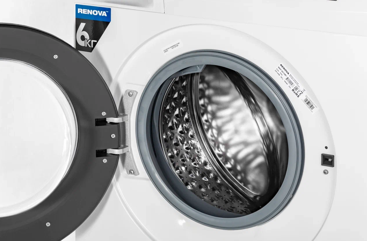 9991005 Стиральная машина RENOVA WAF-6010M1 белый STDN-0058252 - Вид №6