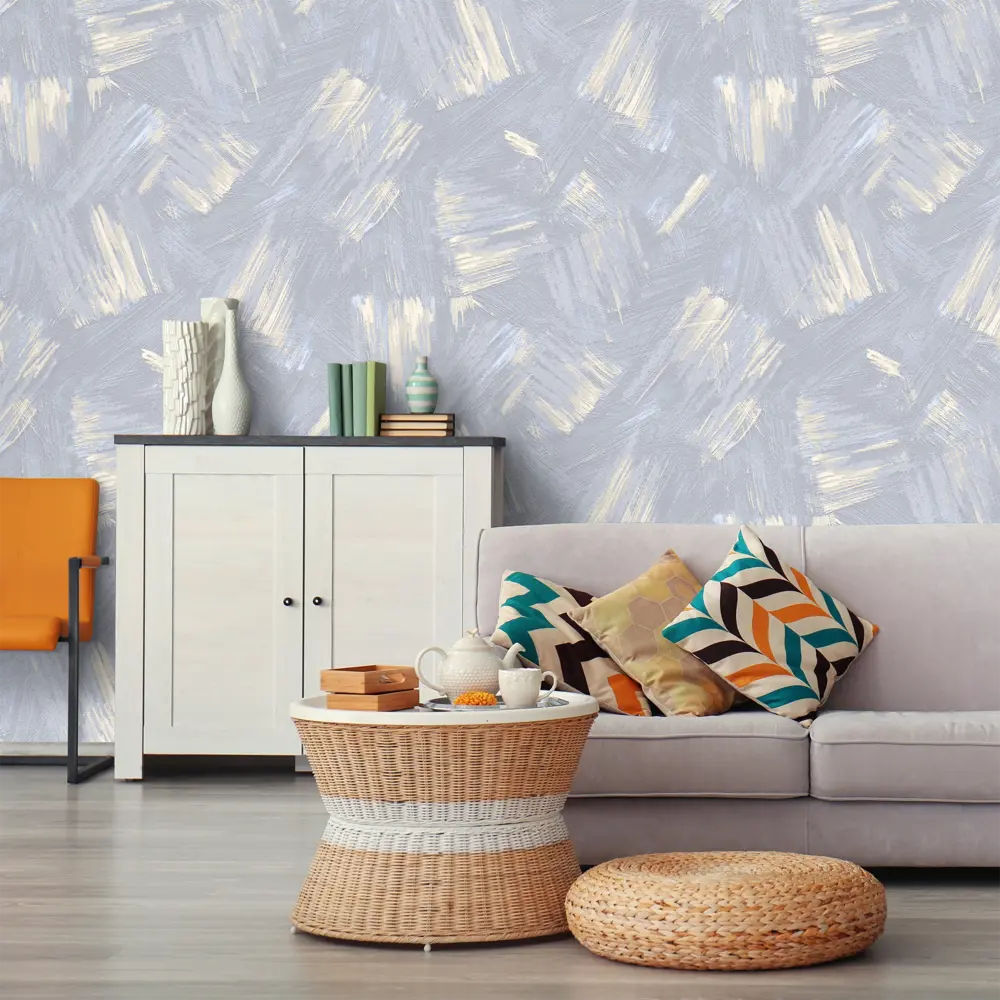 Обои флизелиновые Ateliero Soho голубые 1.06 м AT38177-23 STLM-2135762 - Вид №2