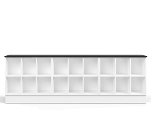 Ламинат с низким дневным офисным книжным шкафом