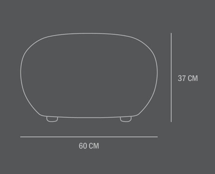Круглый пуф из ткани 101 Copenhagen Toe ARCH-00000089 - Вид №7