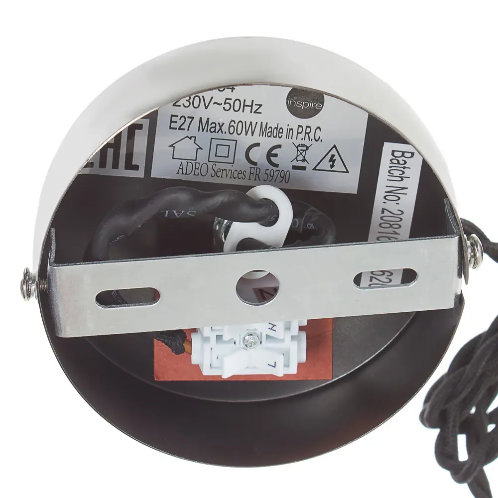Шнур декоративный Igo 1xЕ27x60 Вт, металл INSPIRE STLM-2025731 - Вид №3