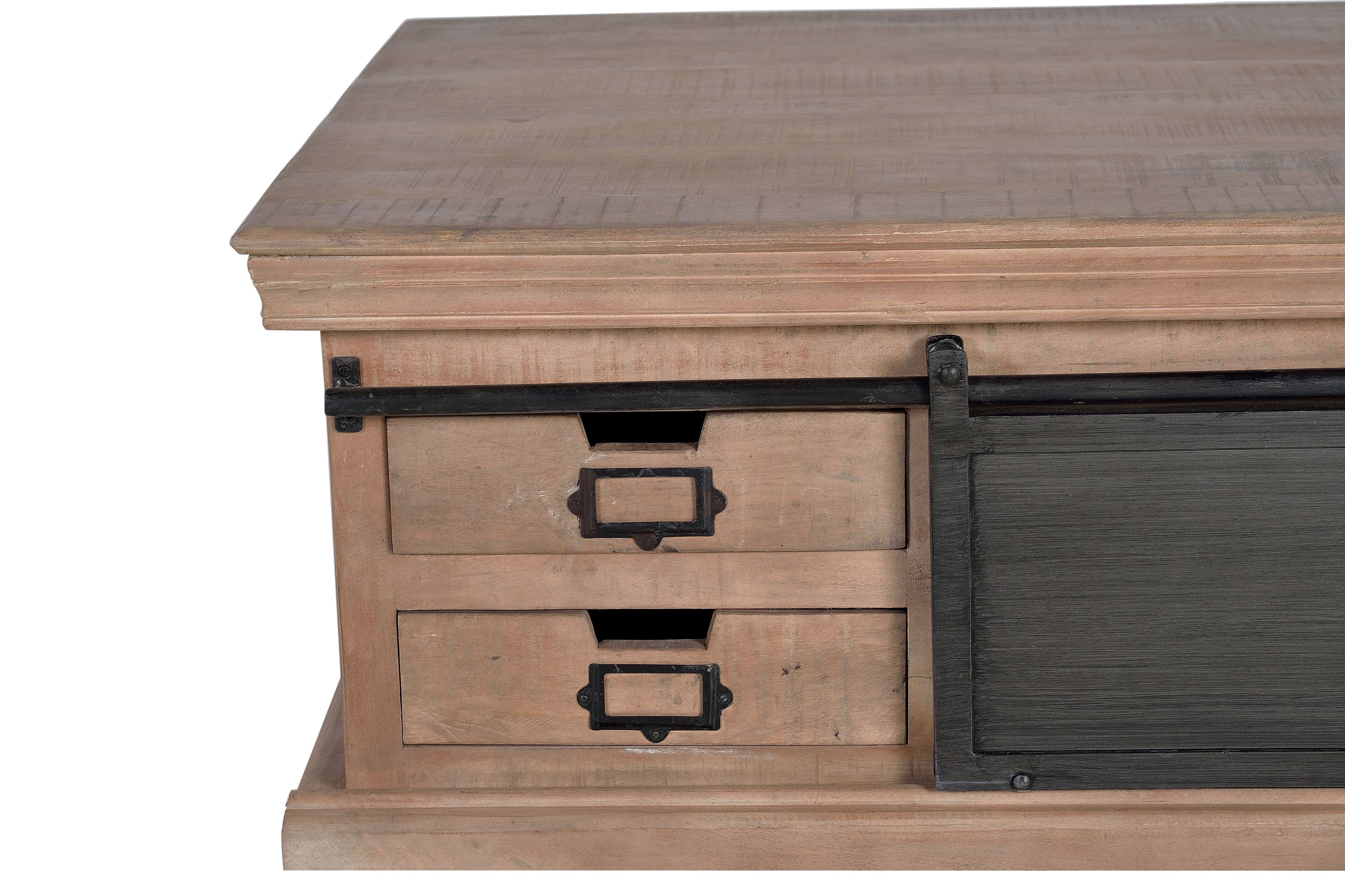 Квадратный журнальный столик из манго Giner y Colomer Industrial ARCH-00026543 - Вид №2