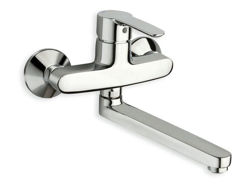 Профессиональный смеситель для кухни с 2 отверстиями и поворотным изливом CRISTINA Rubinetterie кухня-профессиональная коллекция ARCH-00110859
