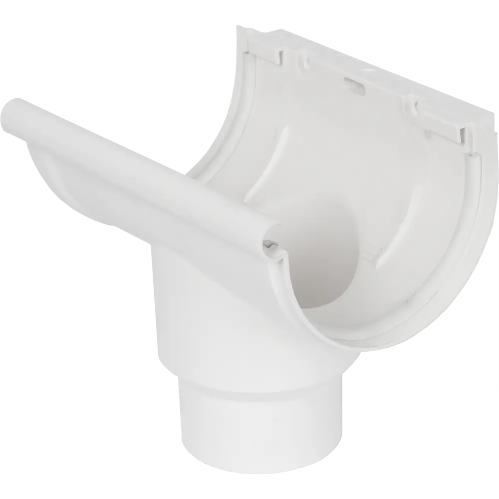 Воронка желоба центральная 80 мм цвет белый MUROL STLM-2092107