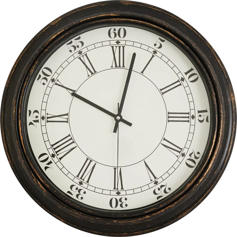 Часы настенные Dream River DMR круглые пластик цвет черный ø50.8 см STLM-2058785