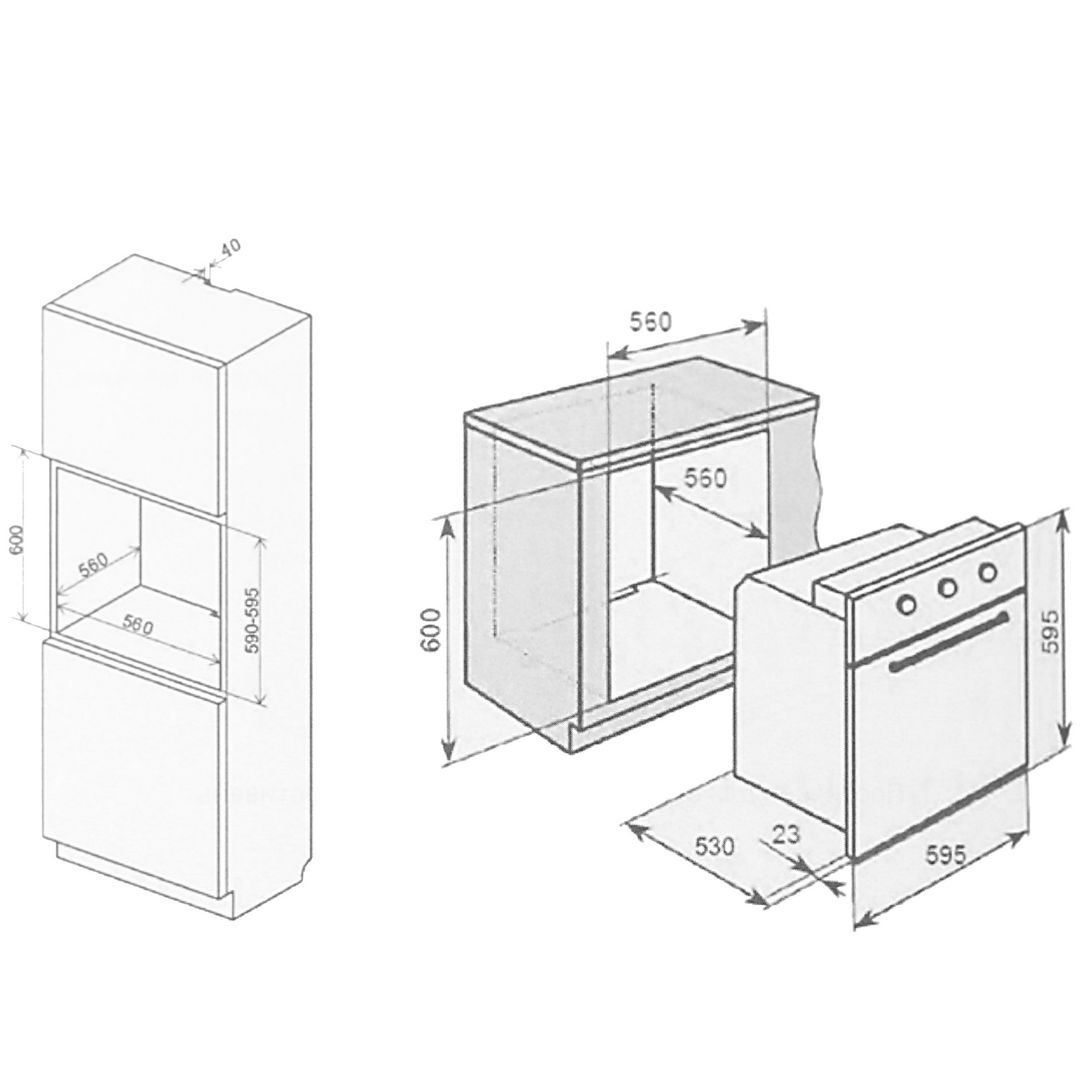 8100180 Электрический духовой шкаф LEX EDP 092 WH белый STDN-0076415 - Вид №10