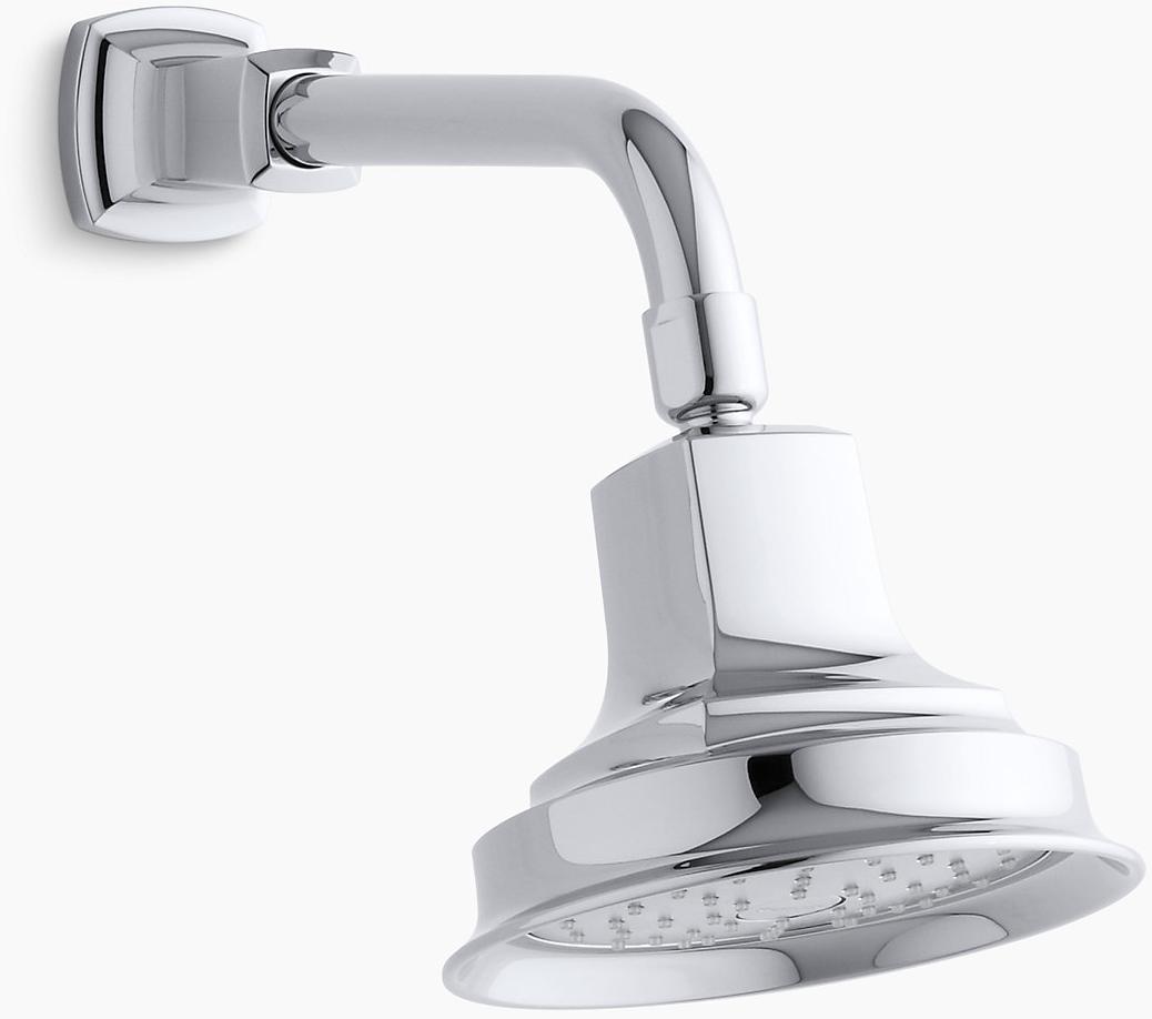 KOHLER Однофункциональная душевая лейка Margaux 1,75 галлона в минуту с технологией впуска воздуха Katalyst K-45410-G-SN  - Вид №1