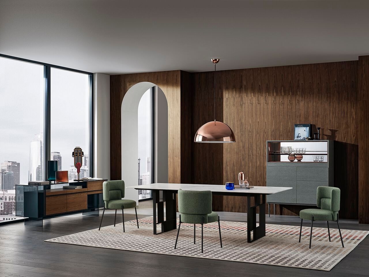 Прямоугольный обеденный стол HC28 maison GRID ARCH-00064653 - Вид №2