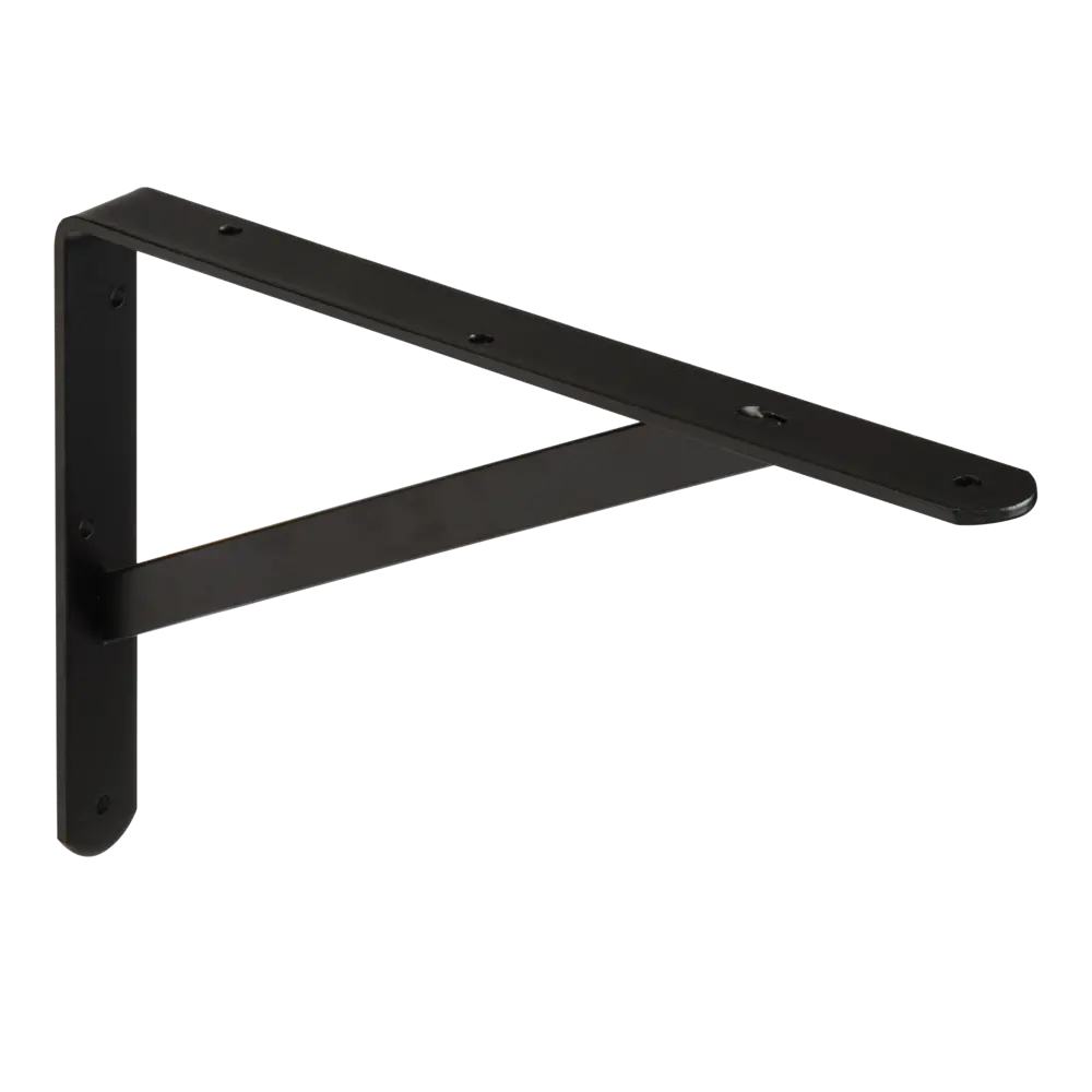 Утилитарный кронштейн Dolmen 20x30 см нагрузка до 45 кг цвет черный 89438017 STLM-2156090 Santreyd  - Вид №2