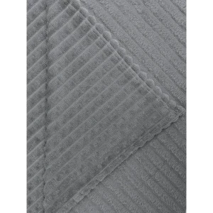 Плед Кубики 200x220 см фланель цвет серый