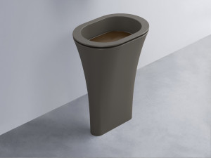 AMLA65-FN+AMPILO-CA+AMCOLO-FN Раковина Amedeo Ovale отдельностоящая cielo Enjoy + Amedeo