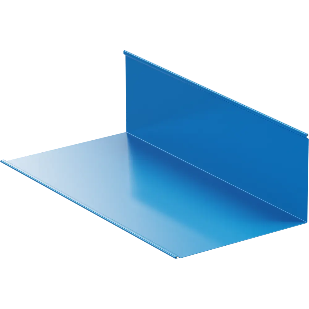 Планка примыкания верхняя 147x250x2000 мм 0.4 мм RAL 5005 синий ВЕГА STLM-2098319