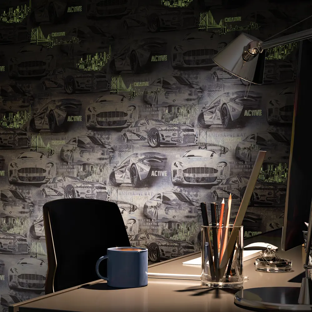 Обои флизелиновые Family Energies серые 1.06 м FM71728-14 PALITRA FAMILY STLM-2078608 - Вид №3