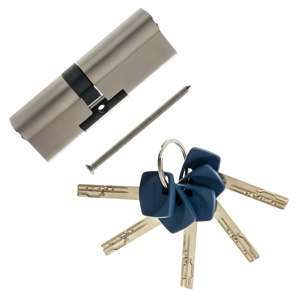 Цилиндр Apecs Premier XR-90(40/50)-NI, 40x50 мм, ключ/ключ, цвет никель ЦИЛИНДР APECS PREM XR-90(40/50)-NI КЛ-КЛ STLM-2005917 - Вид №1