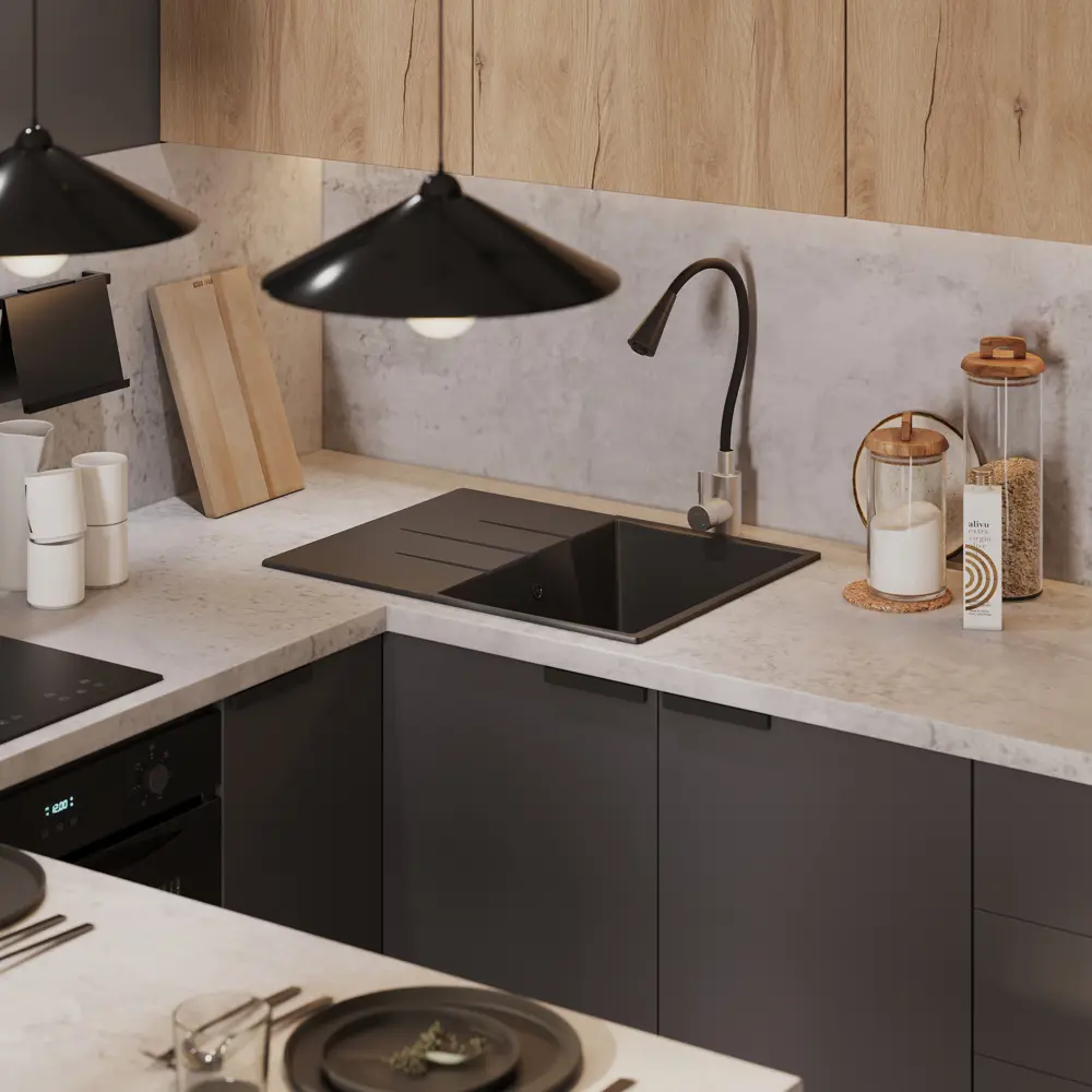 Фальшпанель для шкафа Delinia ID  «Сантьяго» 58x77 см, ЛДСП, цвет коричневый STLM-2114145 - Вид №11