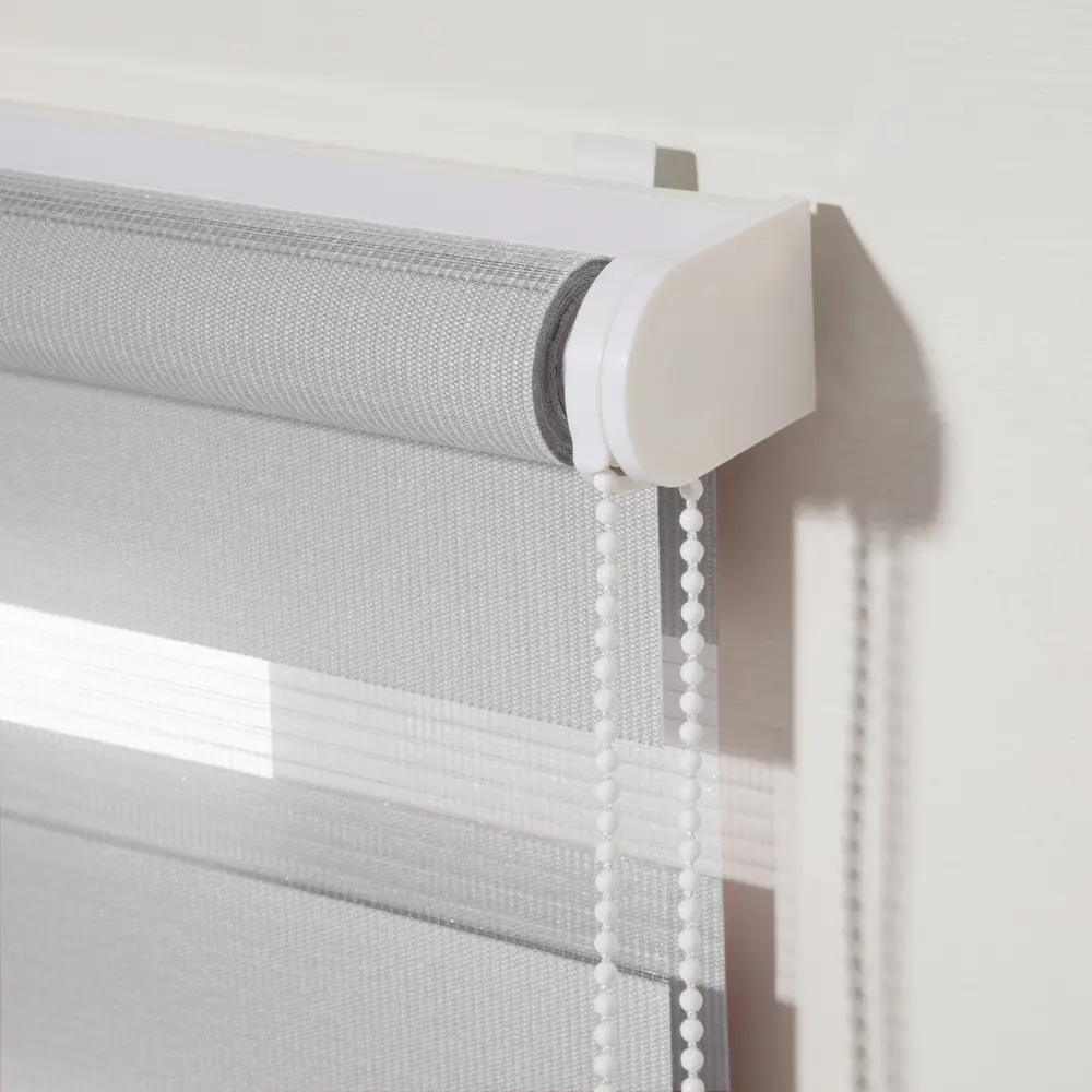 INSPIRE Peter — рулонная штора день-ночь светло-серая 140x175 см 85225683 STLM-0060117 - Вид №3