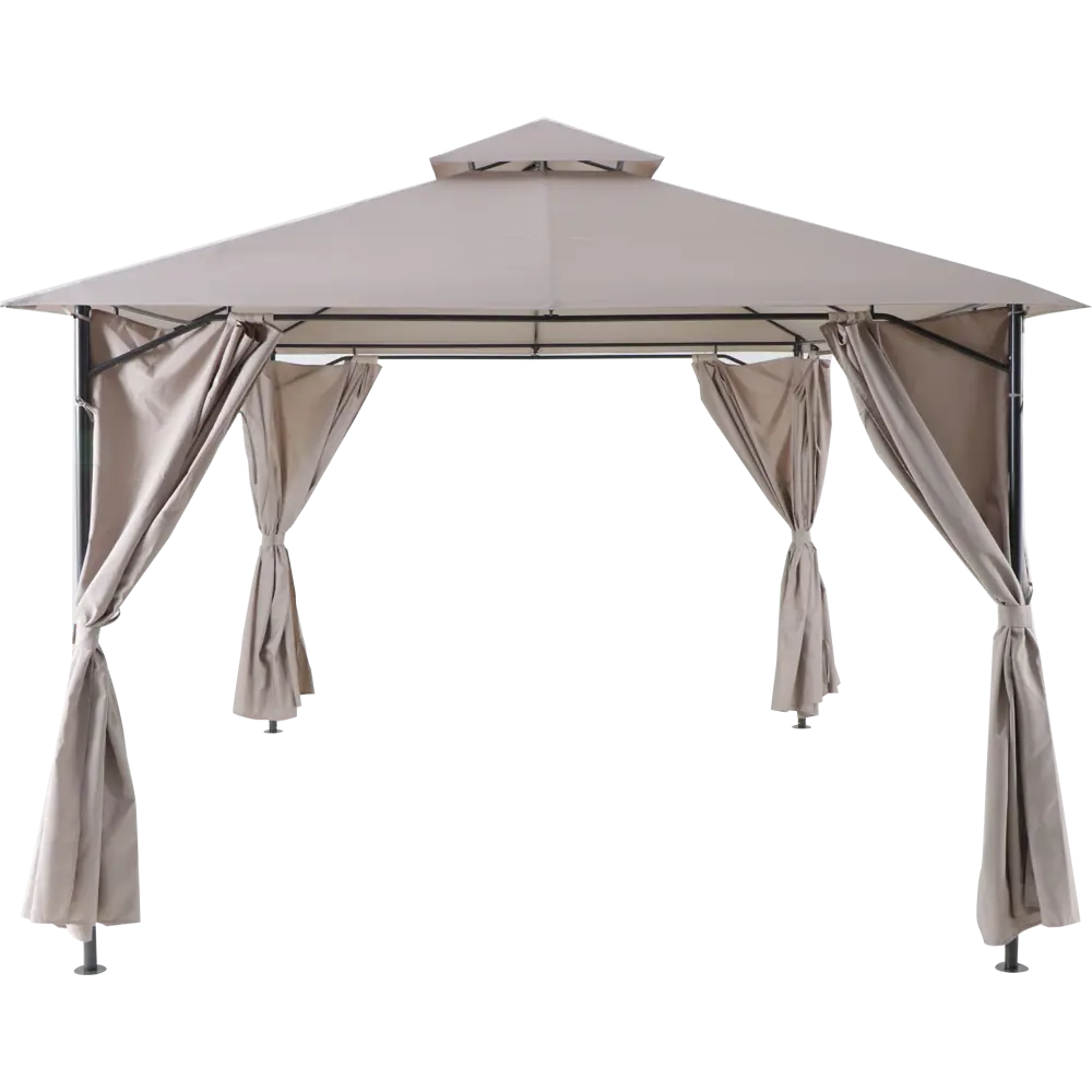 Павильон садовый Naterial Oxis 3x4 м тёмно-серый STLM-2051013 - Вид №2