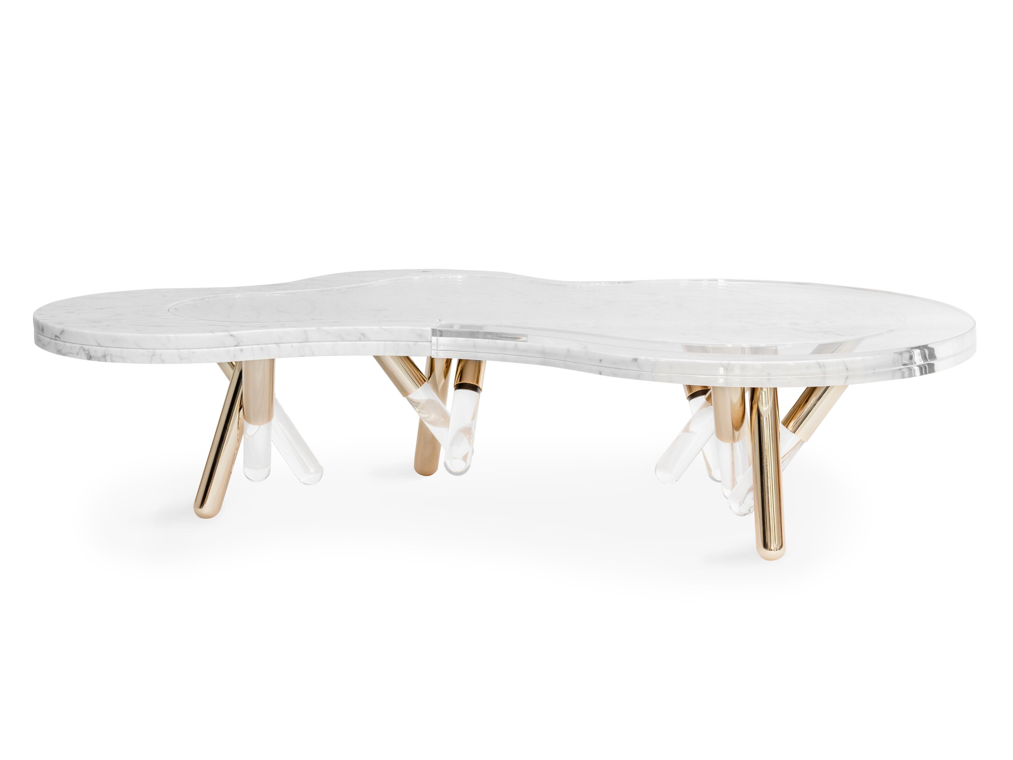 Мраморный низкий садовый столик Myface NESS ARCH-00110594