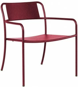 Tolix Штабелируемое садовое кресло из нержавеющей стали с подлокотниками Patio 07395