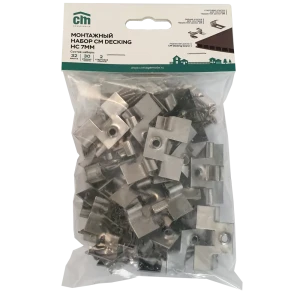 Набор монтажный для террасной доски CM Decking HC7 32 клипсы
