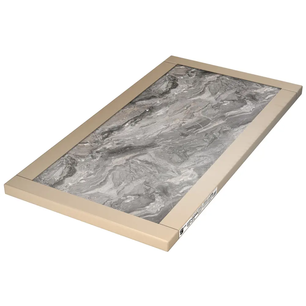 Столешница KONSENSA Рашчер 120x60x3.8 см ДСП цвет серый ДСП Прямой угол STLM-2111358 - Вид №5