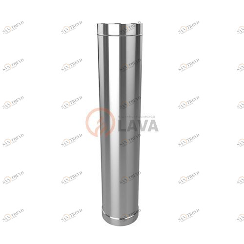 Труба LAVA 120, L=1000, нерж. 304 (0,8) 3329