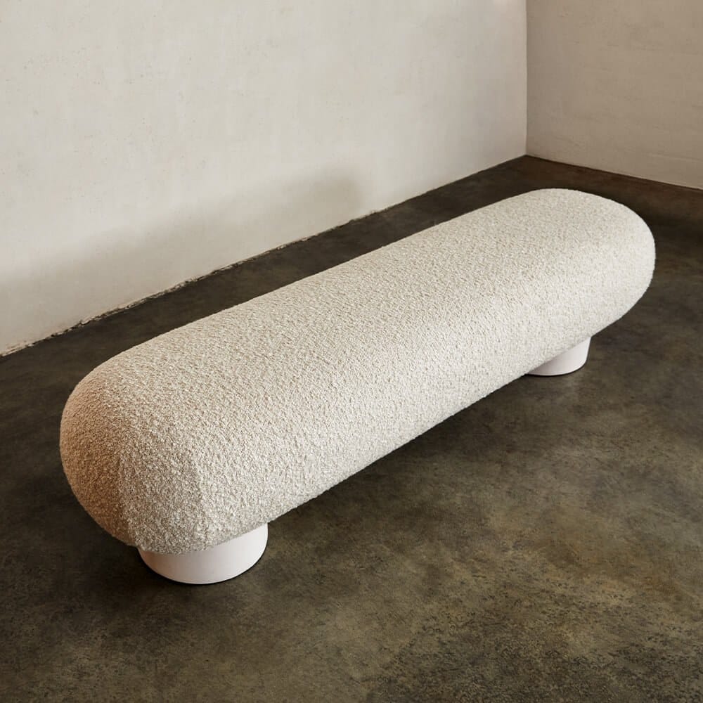 Скамейка из смолы и ткани Kelly Wearstler Холина ARCH-00034957 - Вид №2