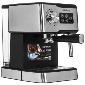 9023376 Кофеварка рожковая Endever Costa-1095 серебристый