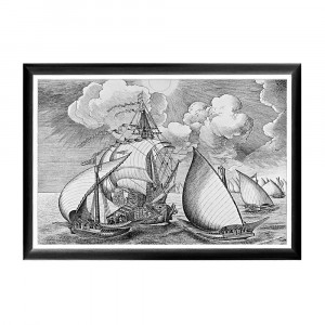 732021937_1818 Арт-постер «Брейгель: Морской корабль между двумя галерами» Object Desire