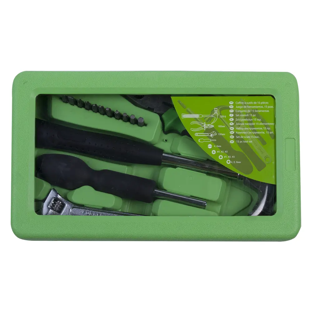 Набор инструмента для дома 15 предметов DEXTER STLM-2039554 - Вид №2