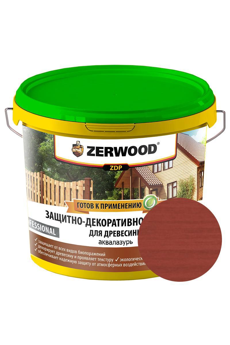 90408505 Защитно-декоративный антисептик для древесины 1605559140 цвет махагон 5 кг STLM-0218652 ZERWOOD