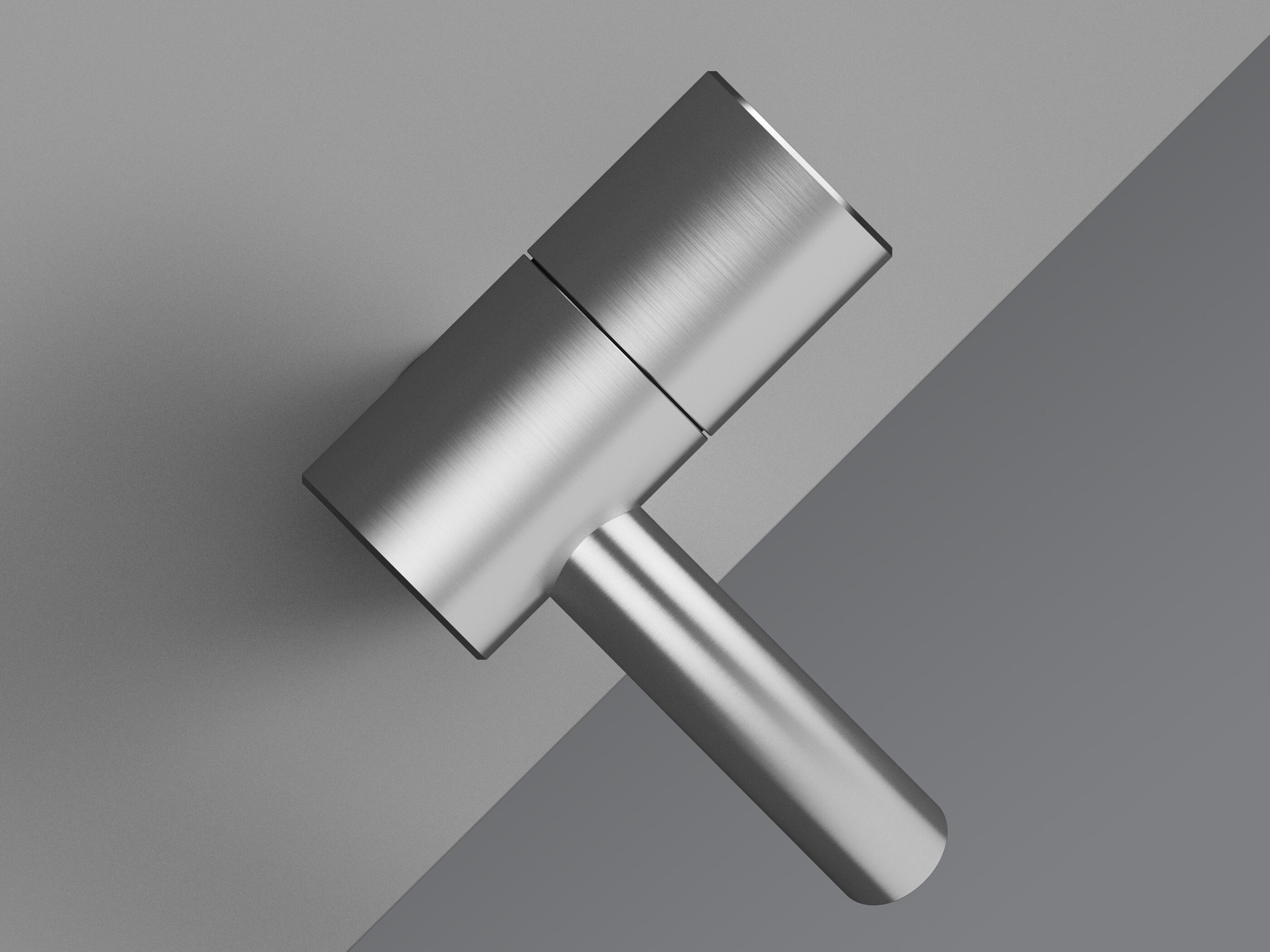 Смеситель для раковины с одним отверстием из нержавеющей стали Quadrodesign Hum ARCH-00139626 - Вид №1