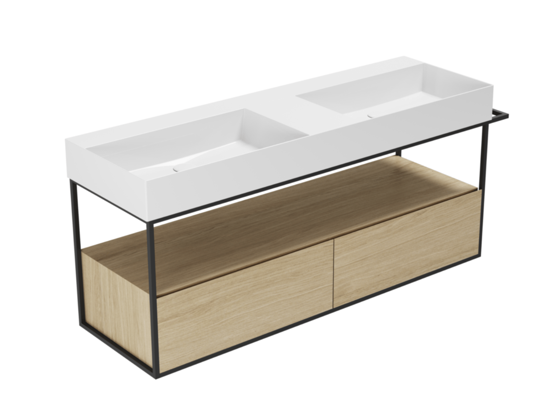 Подвесной шкаф для умывальника с выдвижными ящиками Azzurra Ceramica Elegance ARCH-00143821 - Вид №2