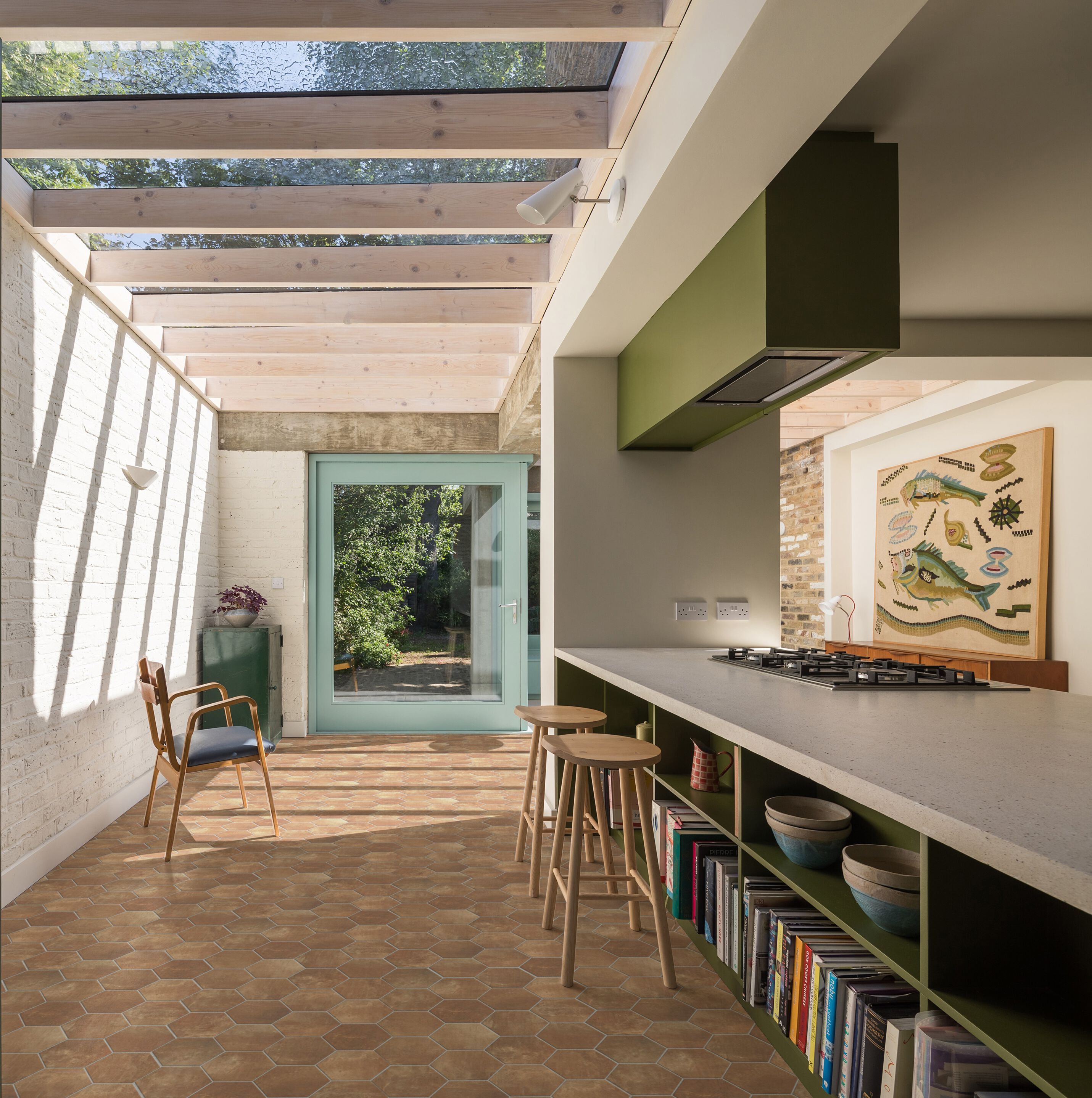 Напольное / керамогранит с терракотовым эффектом KERADOM GARFAGNANA ARCH-00110056 - Вид №4