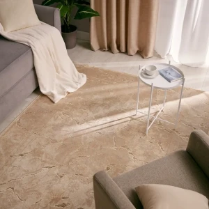 Ковер вискоза Рим 1047W 75x150 см цвет бежевый