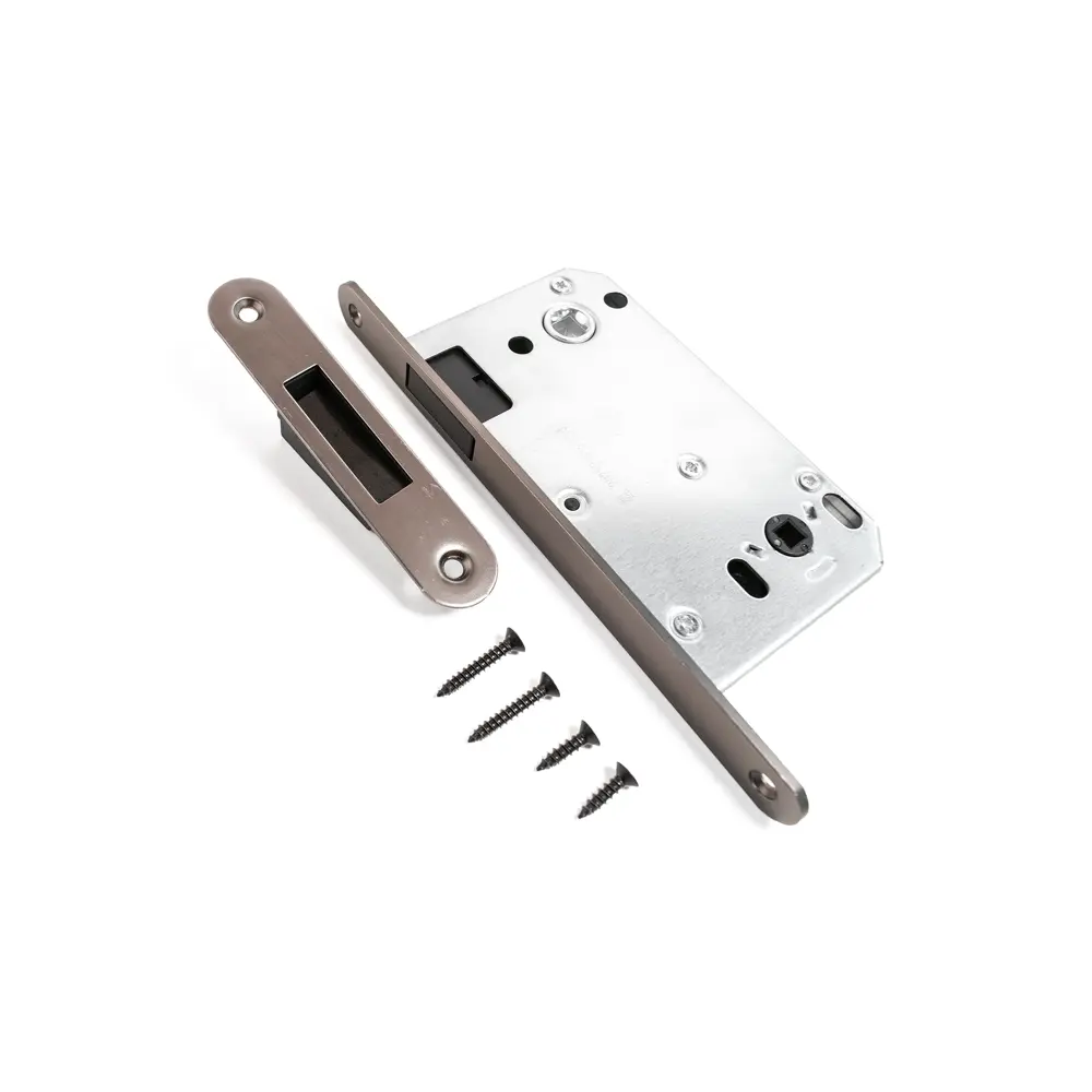 Защелка межкомнатная Palladium 590M 80x140 мм сталь цвет графит STLM-2122013 - Вид №1