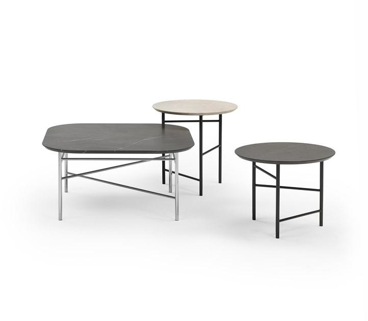 Marelli Низкий круглый мраморный журнальный столик Kyoto sun-id-1380742 - Вид №7