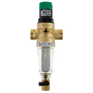 Фильтр механической очистки Residoe Braukmann для холодного водоснабжения с клапаном пониженного давления 100 мкм 3/4"