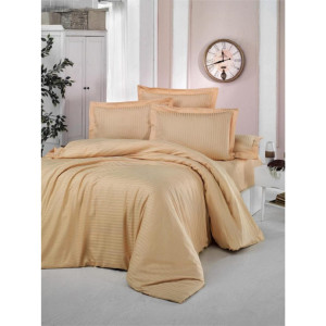 Комплект постельного белья ST7497, евро, хлопок, цвет жёлтый / золотой NAPOLYON