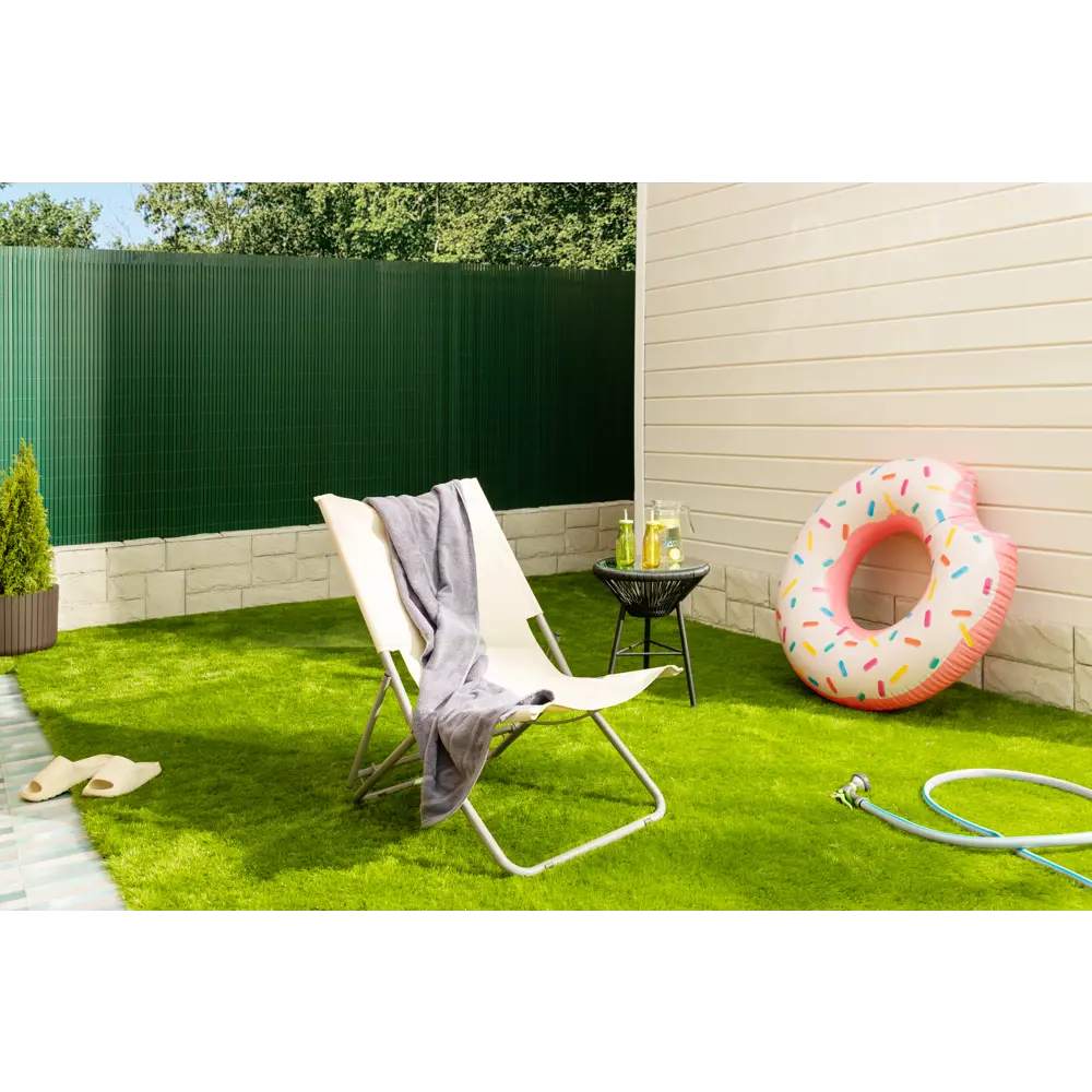 Шезлонг Супернадежный отдых 62.8х93х63.2 см металл/полиэстер бежевый UBC GROUP 5 STLM-2205500 - Вид №4