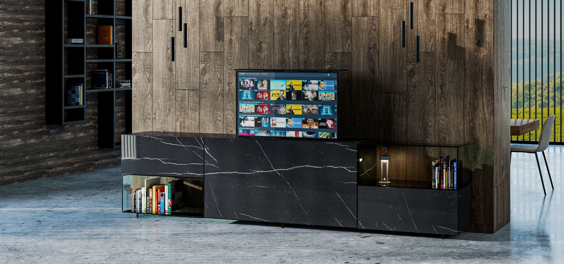 Утопленная моторизованная подставка для монитора / телевизора EKINEX Revélo ARCH-00148995 - Вид №4