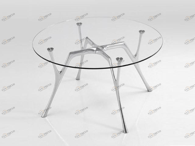 Caimi Brevetti Круглый стол из стали и стекла Pegaso sun-id-1422391